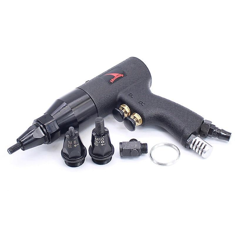 Quality M4/m5/m6m8/m10/m12 Pneumatic Riveter Pneumatic Pull Setter Air Rivets Nut Gun Pneuatic Tool Only For Aluminum Rivet Nuts
