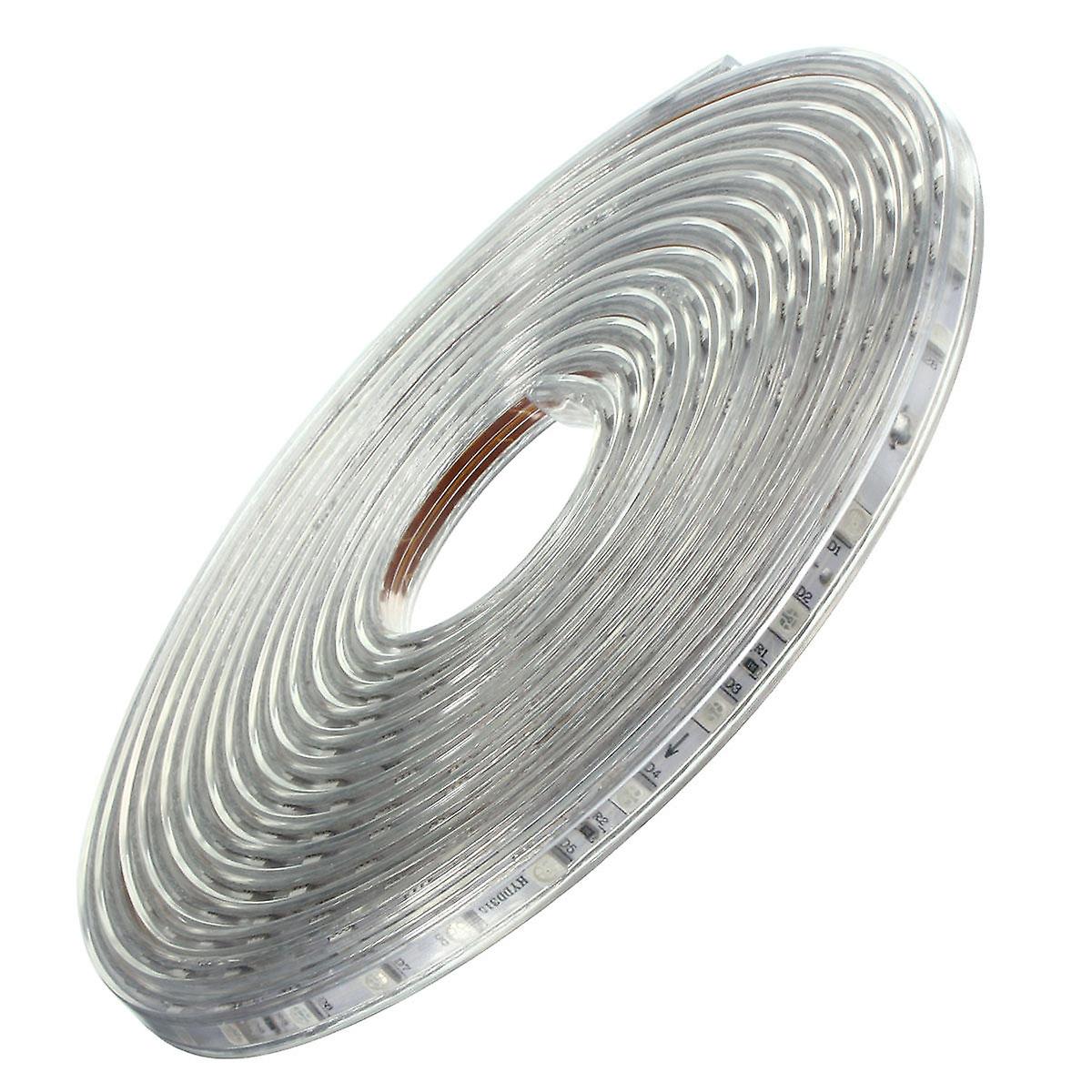 220V 7m 5050 Led Smd Waterproof Outdoor Flexible Tape Rope Strip Light For Xmas