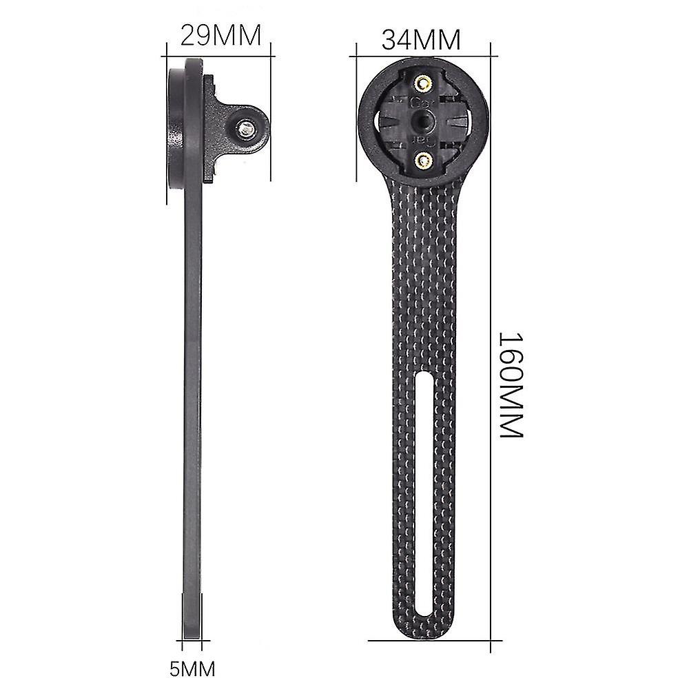 Koolstofvezel fietscomputer mount fiets fiets fietscomputer meter mount houder voor mount