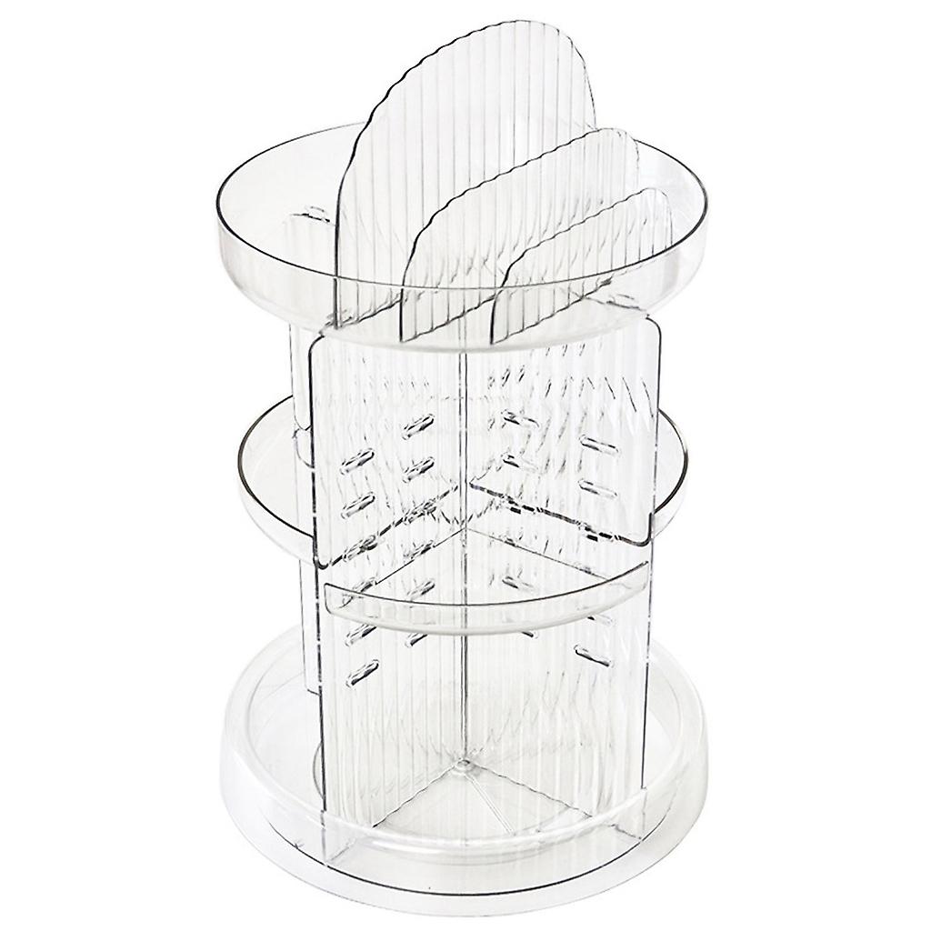 Multi-Layer Cosmetic Storage Rack 360 Rotatable Desktop Organizer for Women
