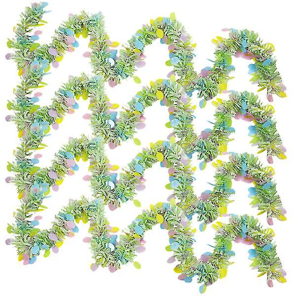 4pcs Easter Tinsel Garland Stage Background Decoration Photo Backdrops Prop