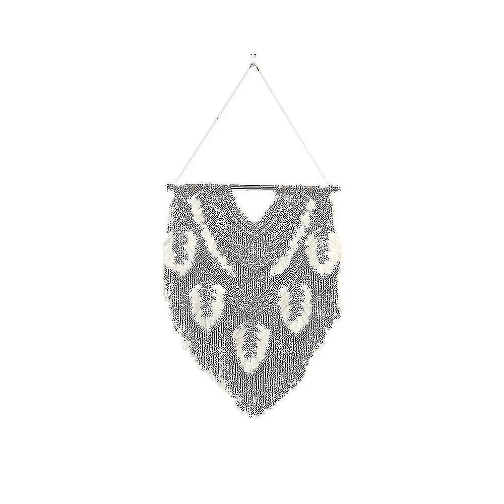 Woven Tapestry Wall Decorations Wall Decorations Hand-woven Feather Leaves Modern Minimalist Wall D