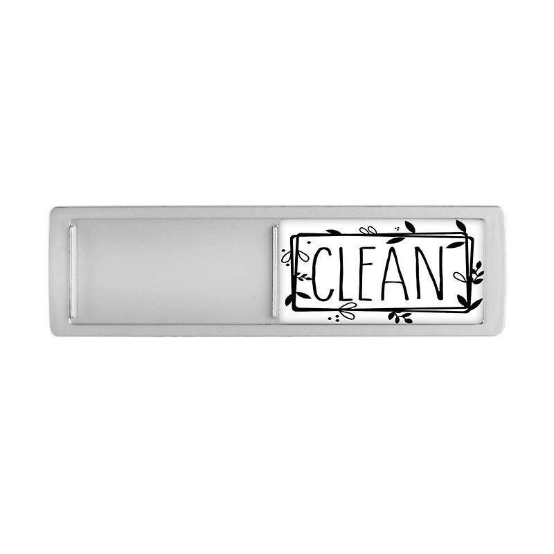 Diskmaskin Indikator Skylt Miljövänlig Universal ABS Slide Type Diskmaskin Magnet Skyltning för Hem