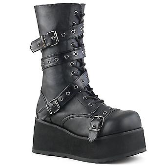 Demoniacult Herren Stiefel trashville-205 blk veganes Leder