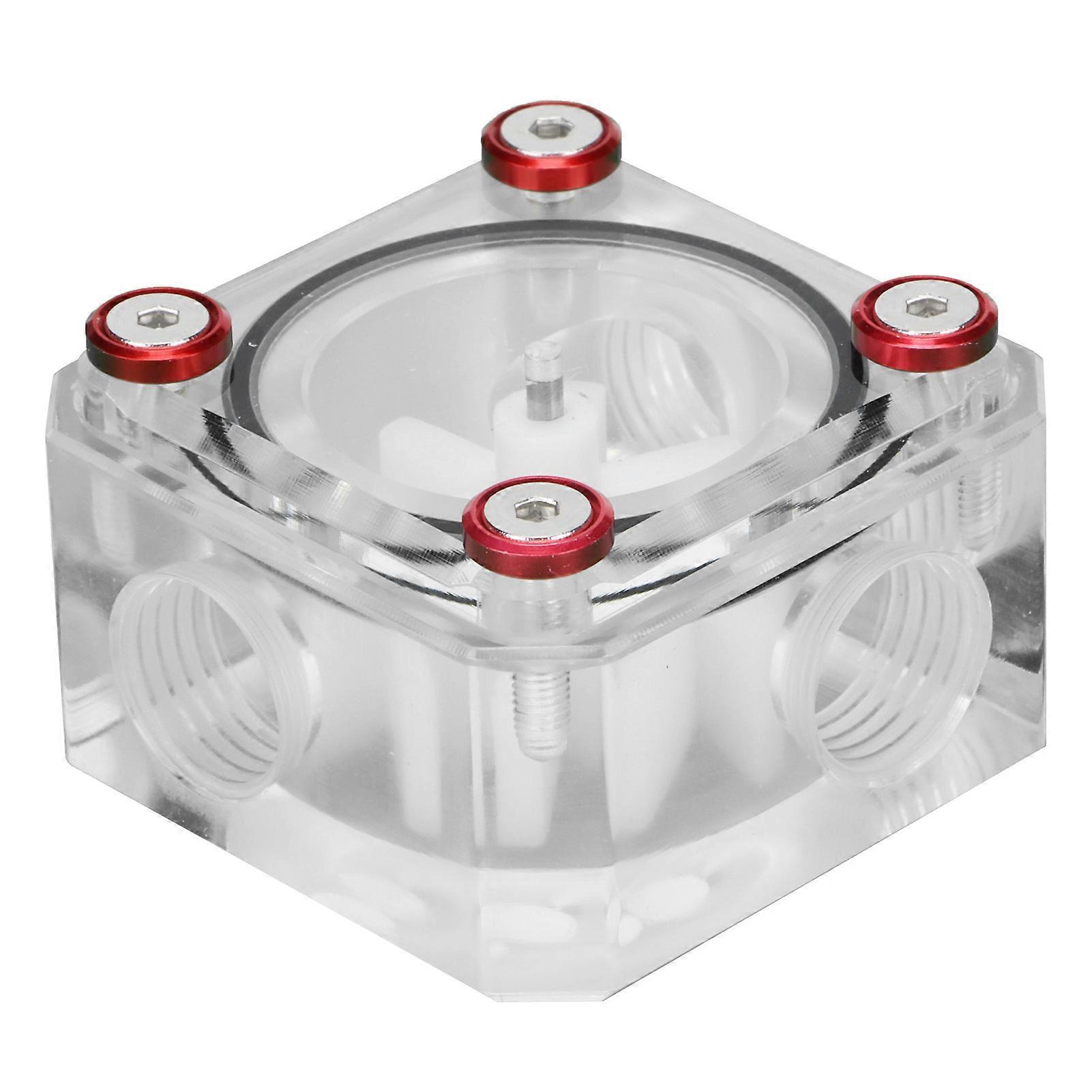 Water Flow Meter LeakingProof Transparent Acrylic Computer WaterCooled Rheometer