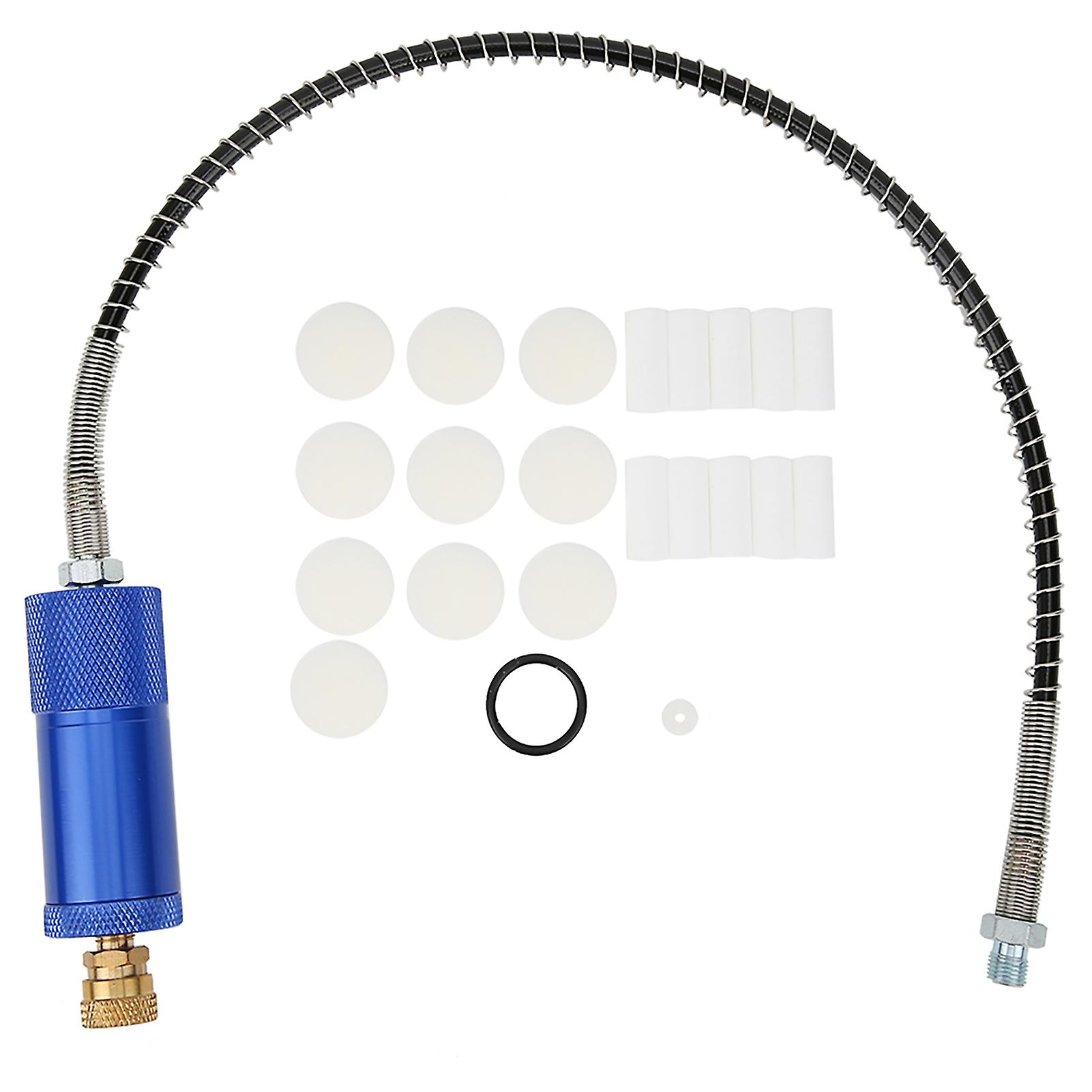 Oil Water Separator Filter for 30MPA 40MPA 4500psi Air Pump, 8mm Female Connector with Spring Hose Durable Air Compressor Accessory