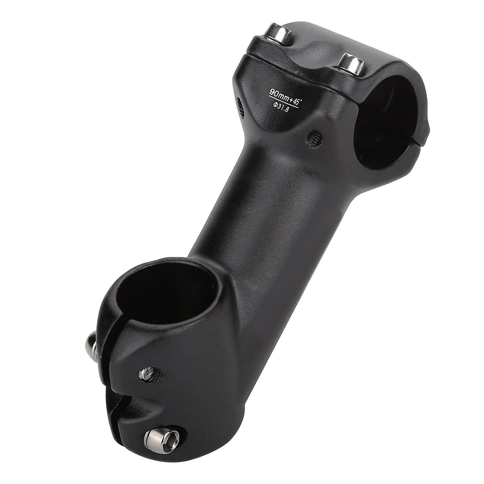 DEWIN Bike Stem 31.8mm, MTB Stem Aluminum Alloy Mountain Bicycle Tube Stem Replacement Part Accessory 31.8 * 90mm