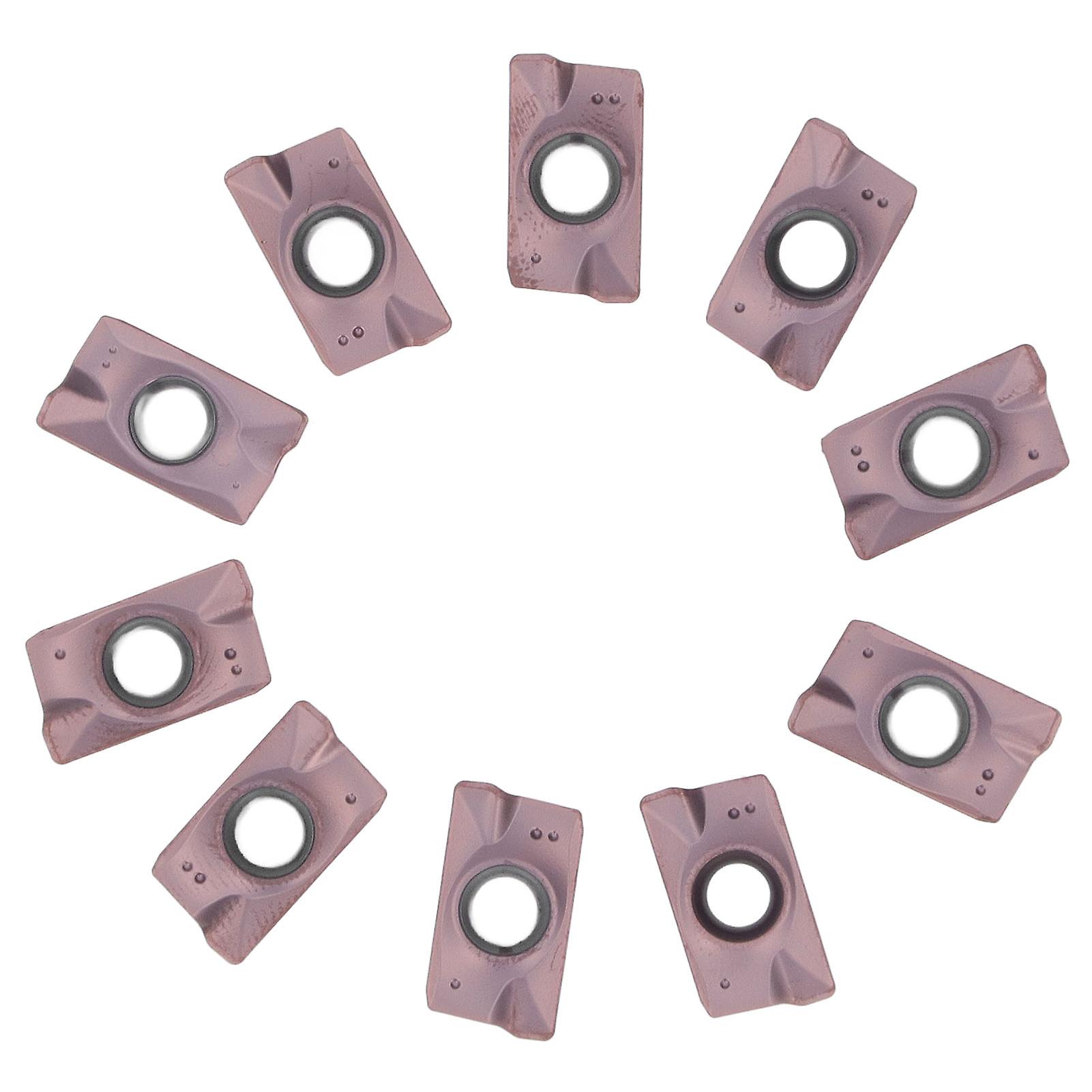 10 Pcs Lathe Turning Inserts, CNC Milling Inserts Turning Insert Cutter Carbide Fast Cutting Speed Inserts(APMT1604PDER-MO2) XAG8U