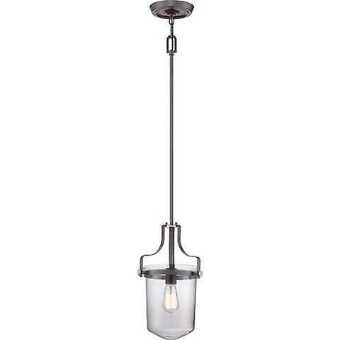 Elstead - 1 Light Ceiling Mini Pendant Western Bronze, E27