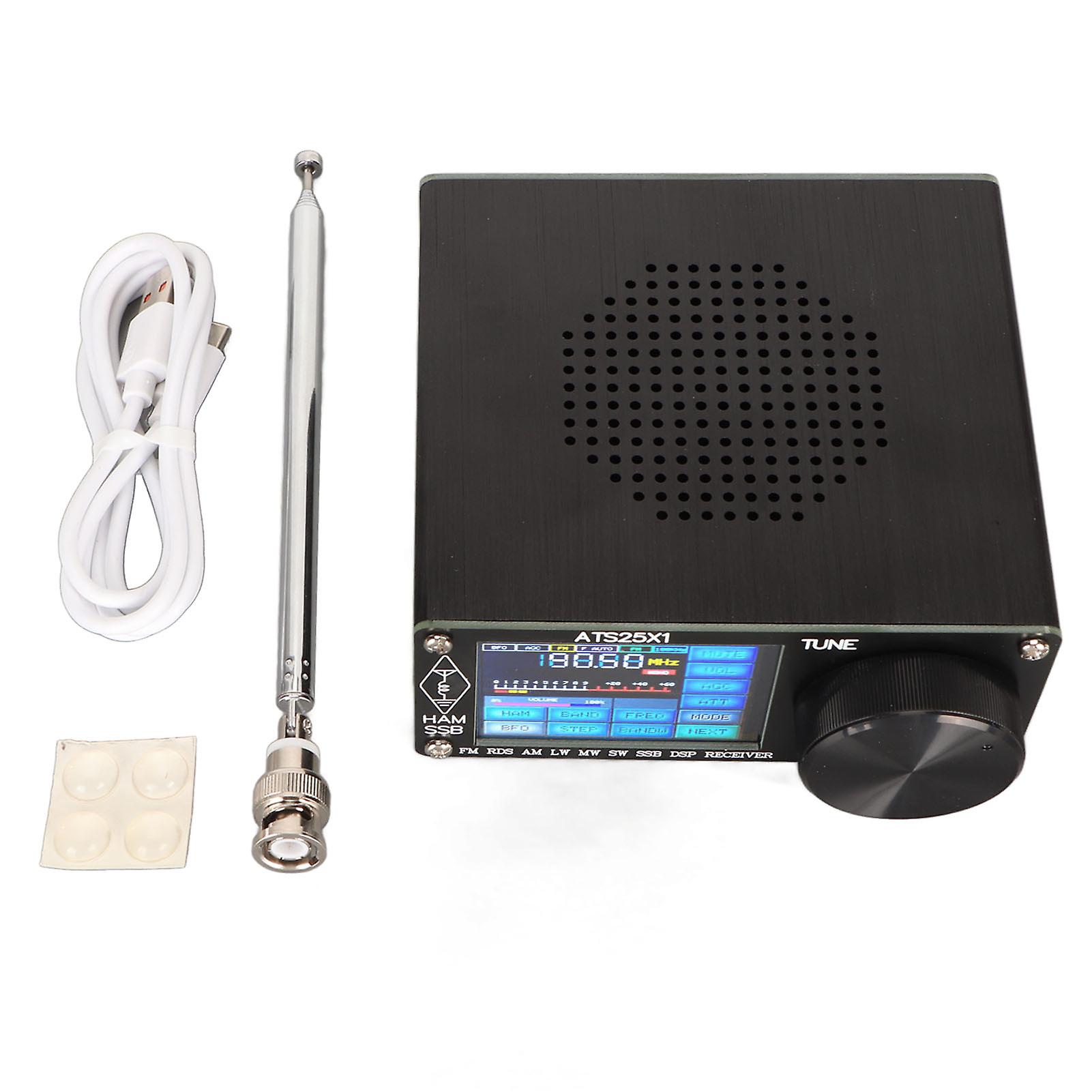 ATS25X1 Si4732 Full Band Radio Receiver with 2.4" Touchscreen and 3000mAh Battery
