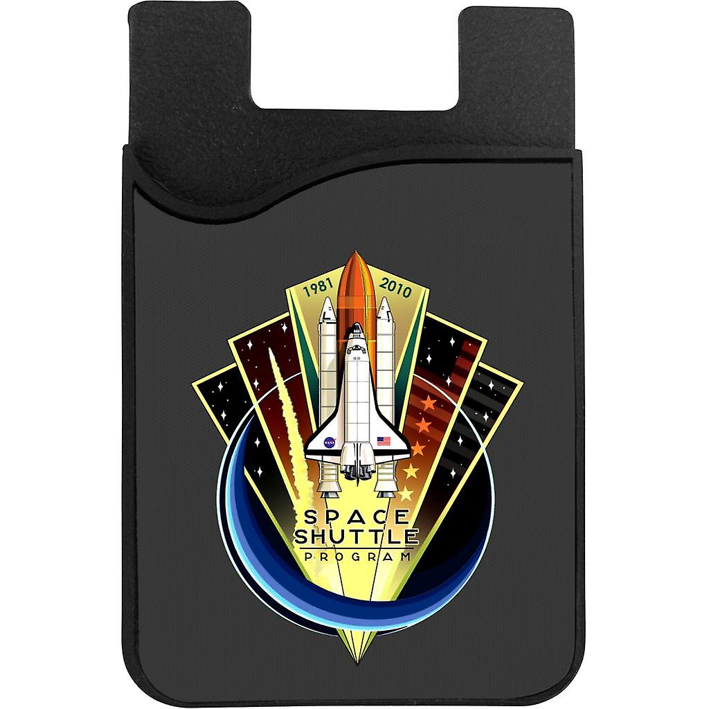 NASA Shuttle Program Commemorative Emblem Phone Card Holder