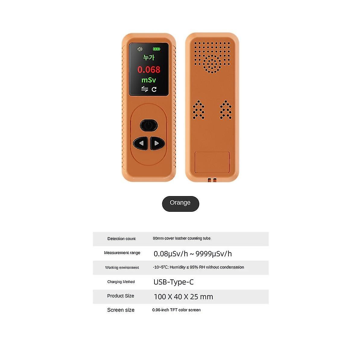 Geiger Compteur De Détecteur De Rayonnement Nucléaire Dosimètre Personnel X-Rayons Détecteur Radioactif Testeur Al