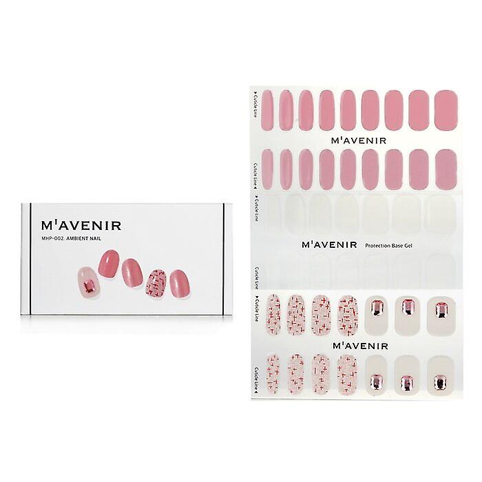Mavenir Nail Sticker (pink) - # Pink Shell Pedi 36pcs