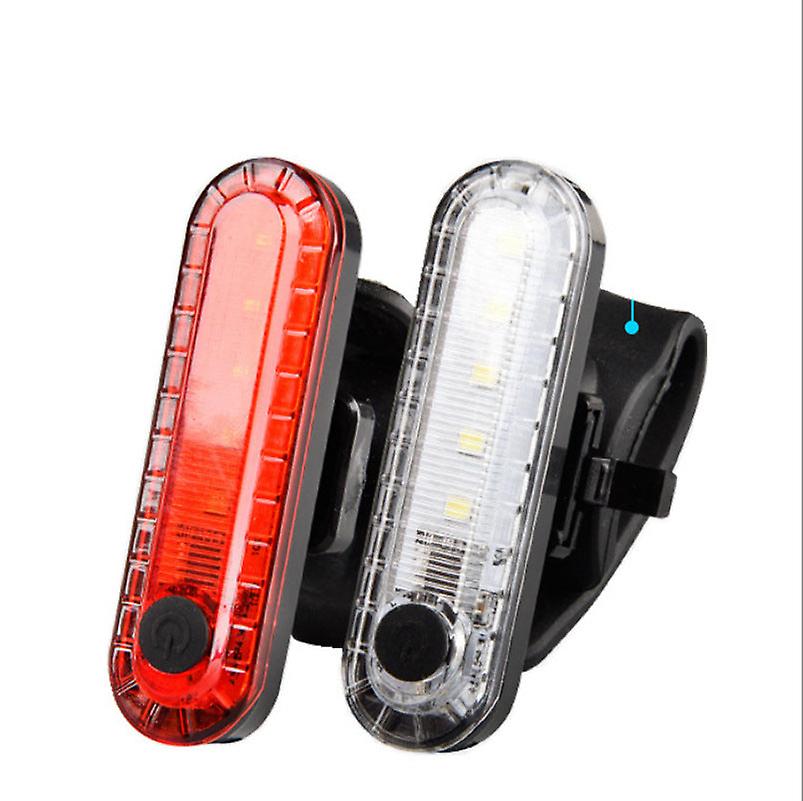 Bisiklet Işıkları Bisiklet Led Gece Sürme Flaş Usb Şarj Aksesuarları