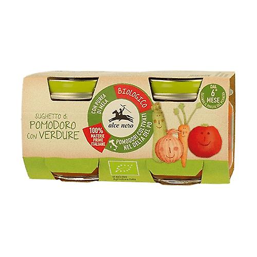 Tomato sauce with vegetables 2 units of 80g