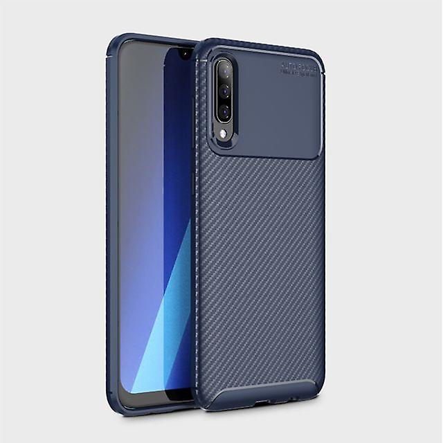 Google Pixel 3 Carbon Fiber Case Cover - Dark Blue