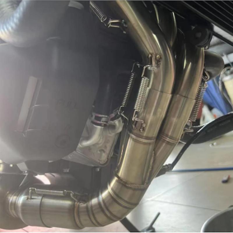 Slip-On für Yamaha-MT-09 mt09 FZ-09 xsr900 2021 2022 2023 Motorrad-Auspuff-Systeme modifiziert Front Mid Link Rohr Schall dämpfer