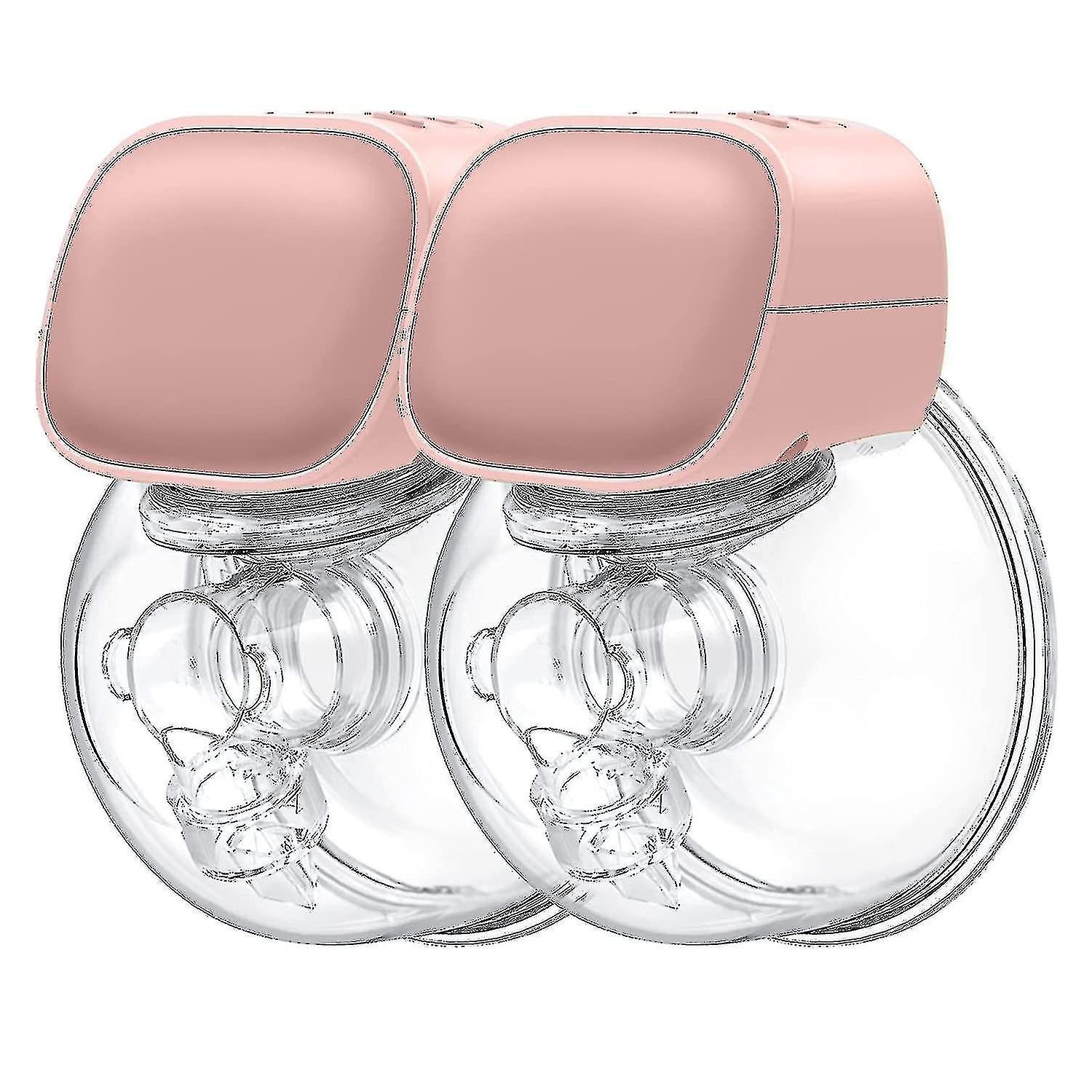 Portable Double Electric Wearable Breast Pump, Low Noise& Hands-free
