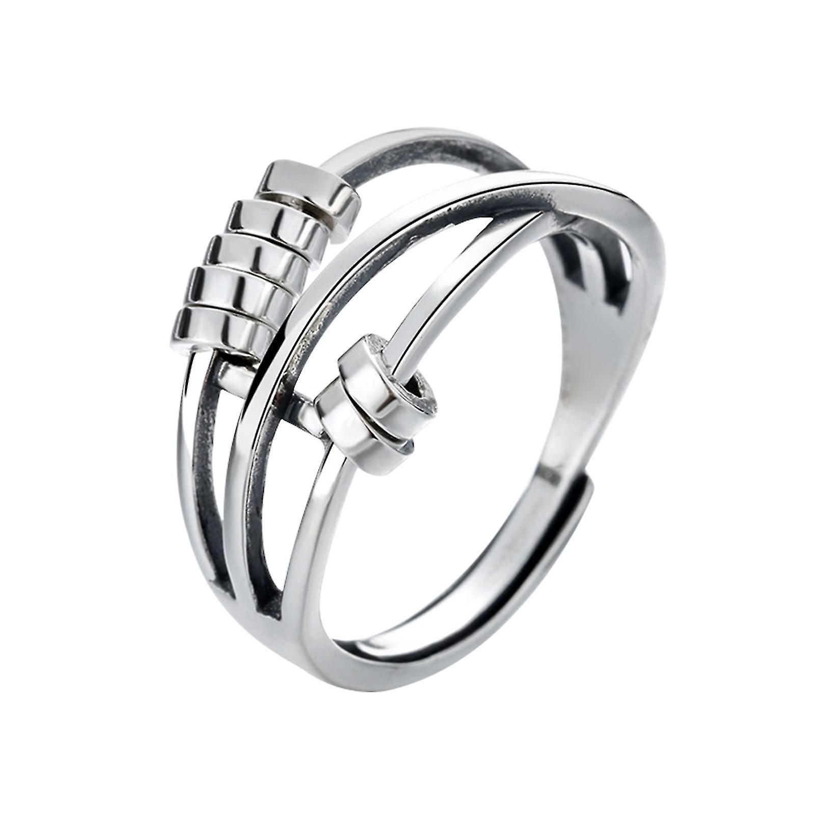 Angst Ring Fidget Ring Vrouwen Spinner-ringen Verstelbare Mode Dames Ring