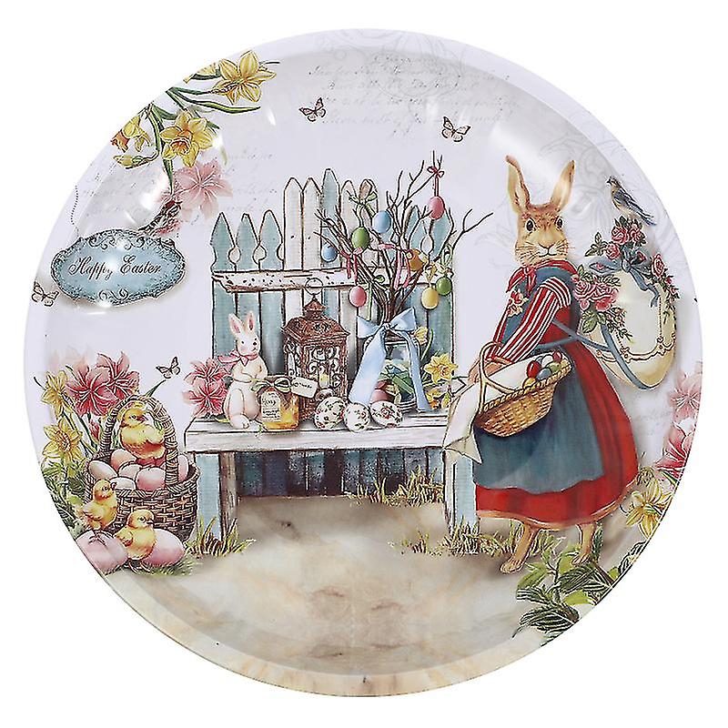 1pcs Easter Bunny Plate