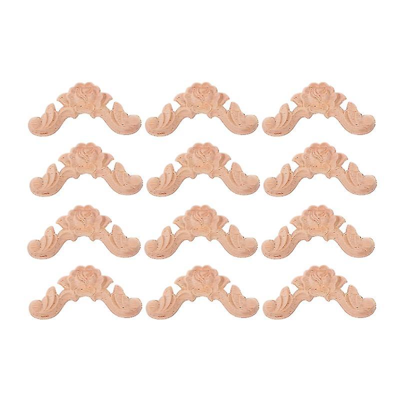 12 adet Ahşap Oyma Onlay