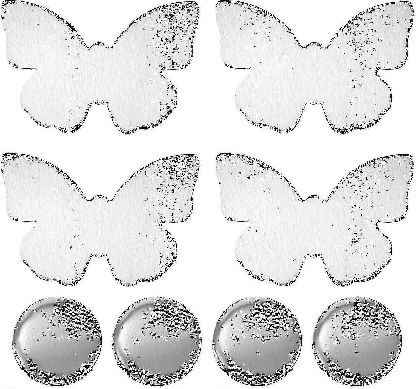 4 Pieces Magnetic Tablecloth Weights Magnet Window Shower Curtain Drapery Weights Pendant For Picnic Tables Tablecloth Weights Butterfly Style-Good