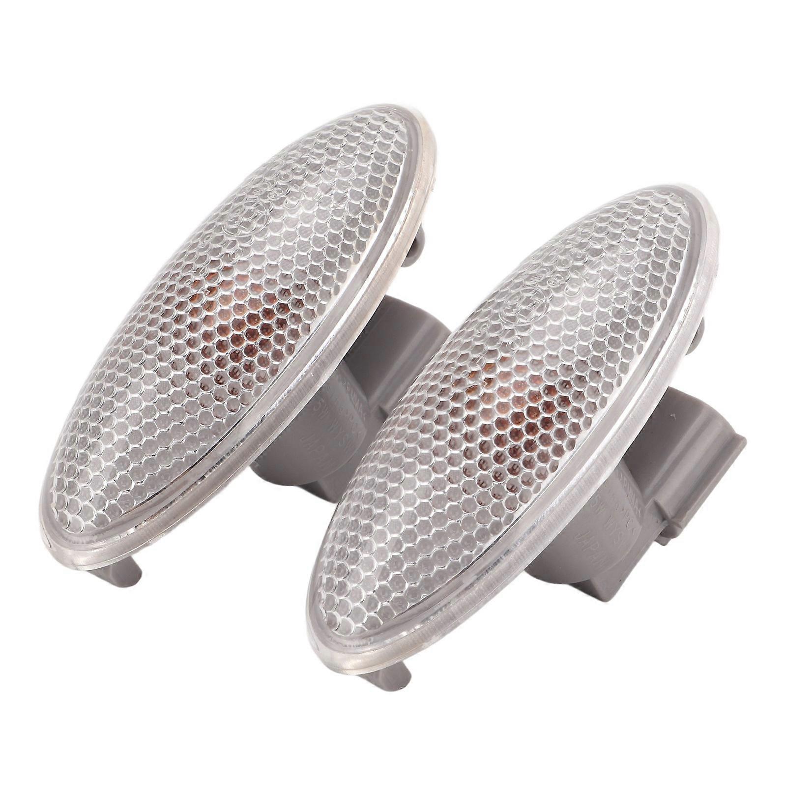 2pcs Side Marker Light Amber Turn Signal Lamp Replacement for Corolla Camry Yaris RAV4