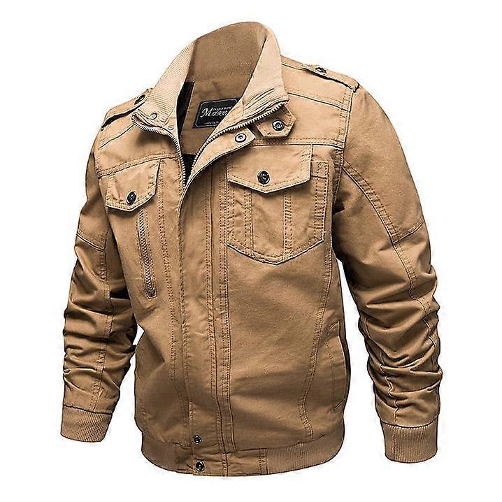 Herren Sping Pilot Military Style Casual Jacke