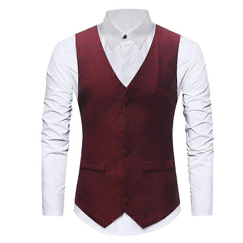 Men's Casual Vest Elegant Suit