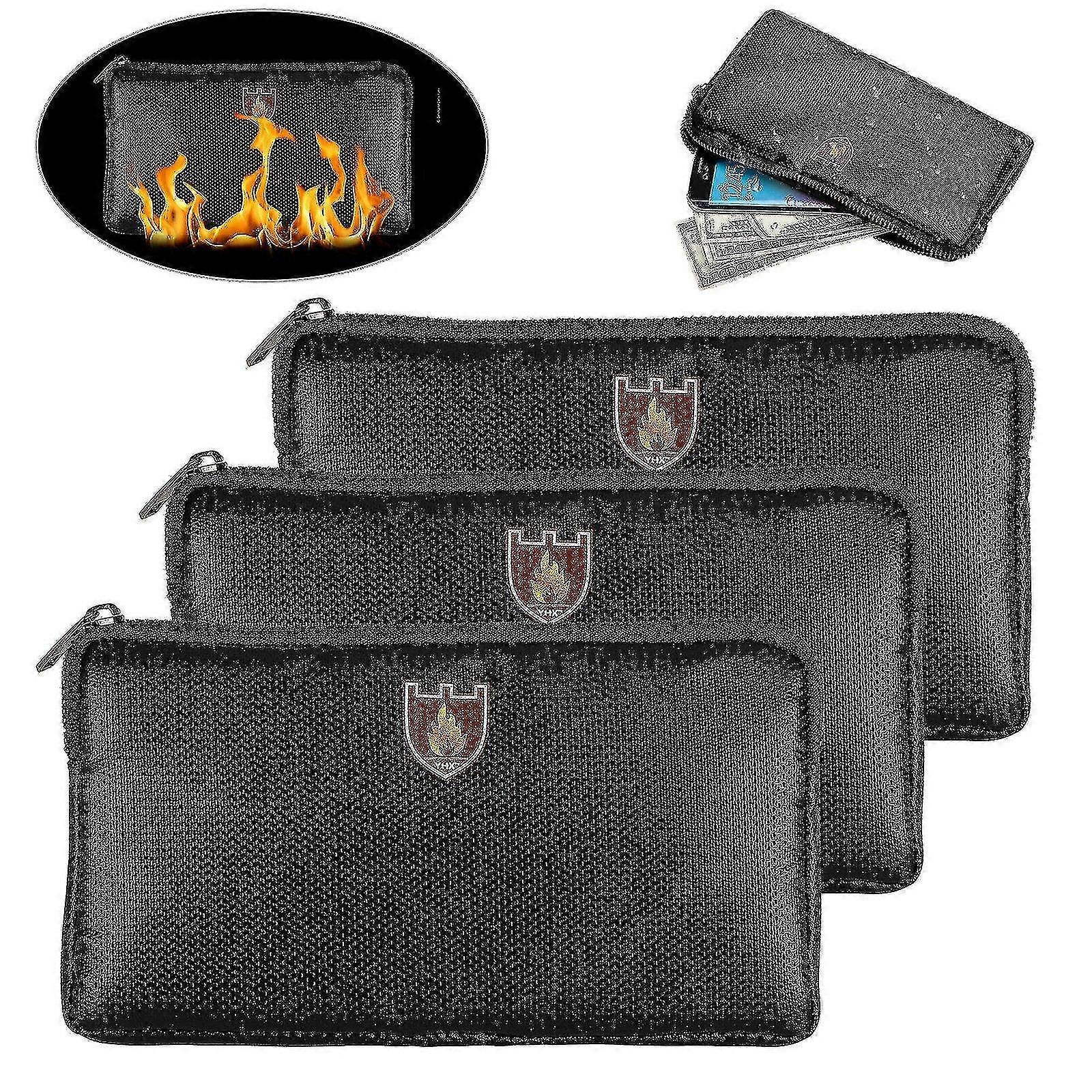 Fireproof Safe Document Bag Case2Pcs