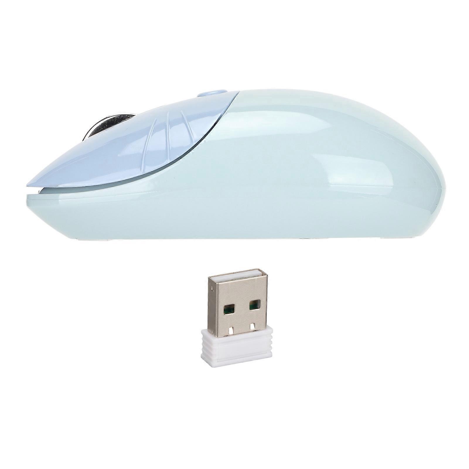 Wireless Mouse Cute Cartoon Cat Paw 2.4G Dual Mode Computer Tablet Three Level DPI Mini Silent Wireless Mouse Blue