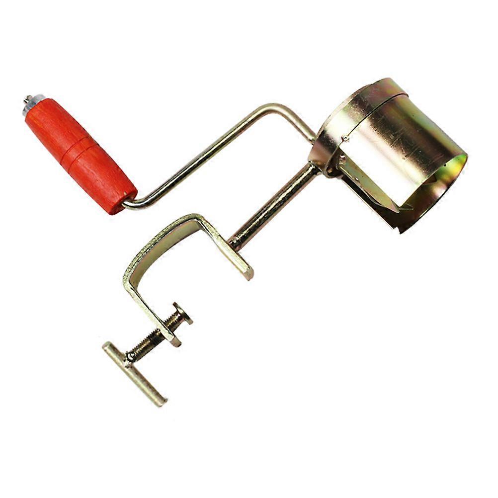 1Pc Practical Iron Household Small Hand Corn Sheller Hand Corn Thresher (Golden)