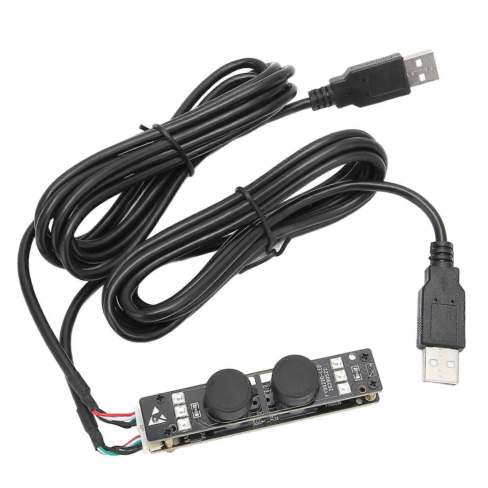 USB Camera Module 2MP 1080P 90 Degree Angle USB Webcam Board Compatible with for Windows for Android for Linux