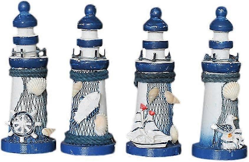 Lighthouse Ornaments Mediterranean Style Resin Crafts Model
