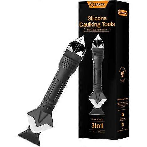 Caulking verktøy-squeegee (metallhode) 5-delt kombinasjonspose48g