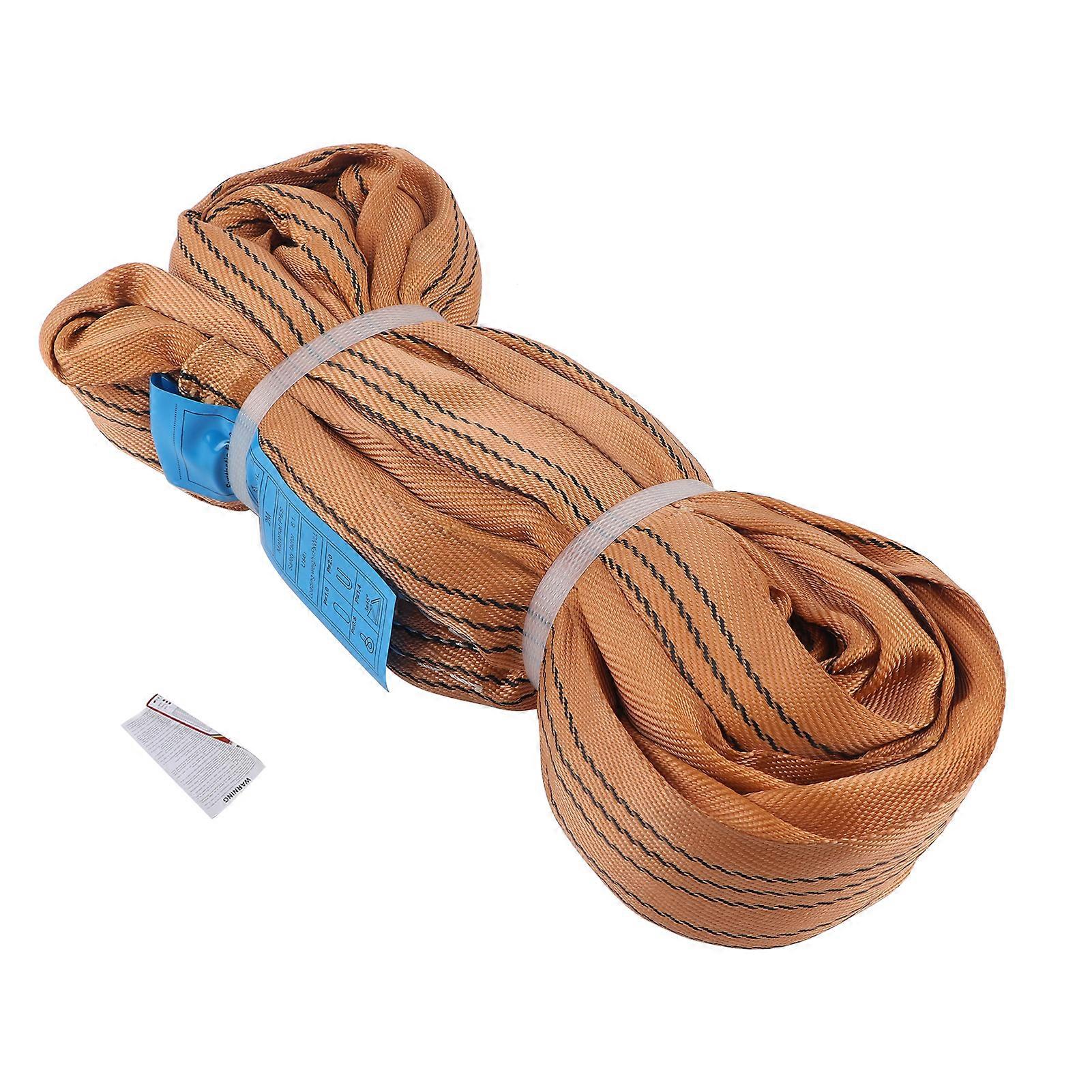 6T Endlose Hebeschlinge PES Runde weiche Gurtbänder Kran-Rigging-Zubehör Breite 85mm2 Meter YEMAA