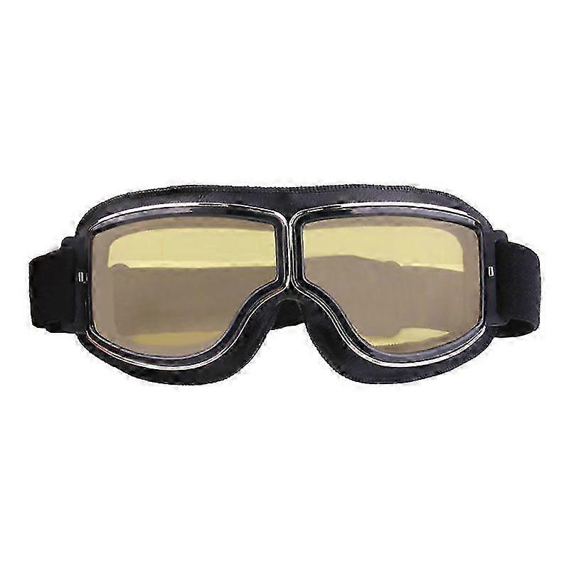 复古护目镜运动太阳镜越野摩托车赛车手滑雪护目镜飞行员机车眼镜 2023