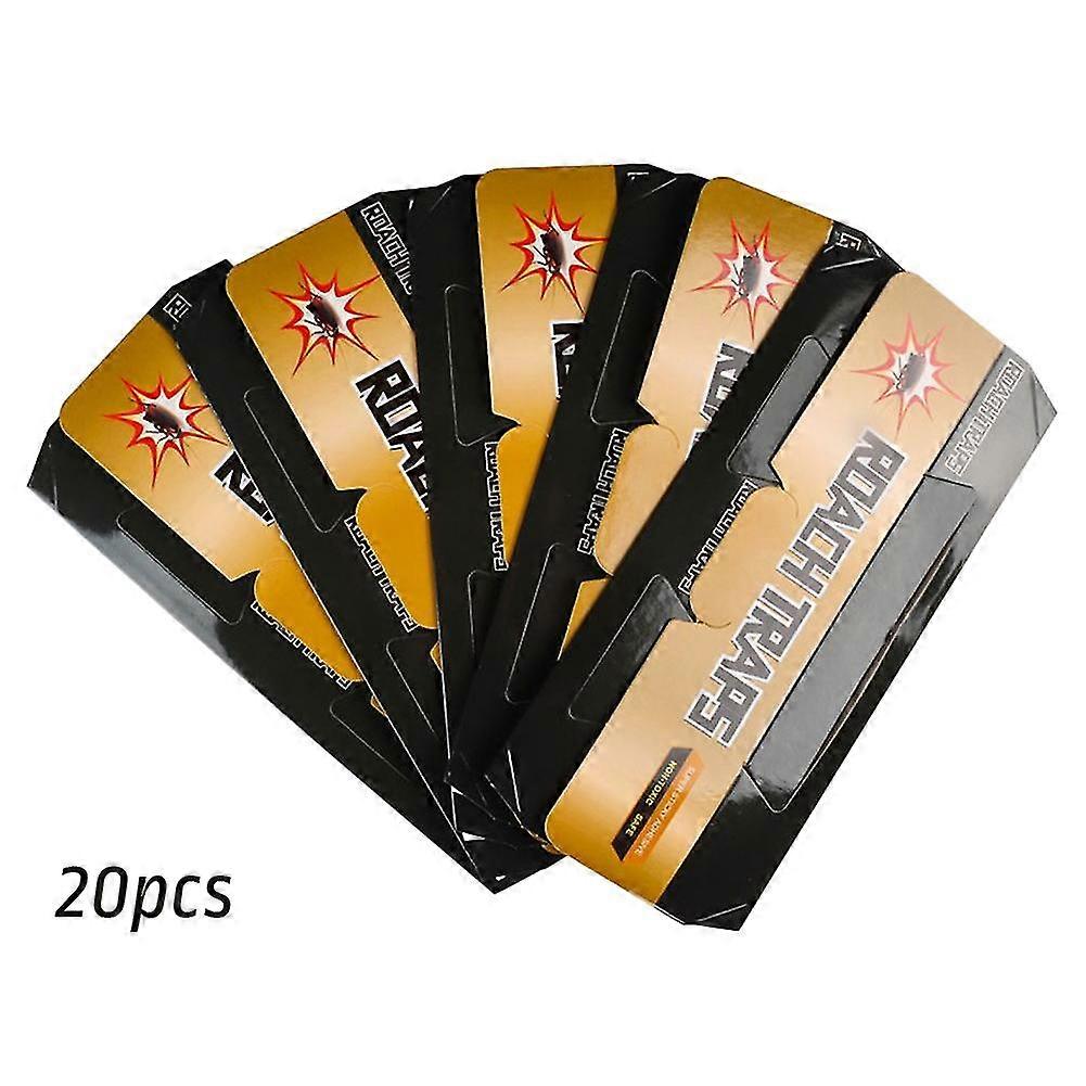 Non-toxics Cockroach Sticker Multi-entry Roach Traps Catchers For Hotel Restaurant