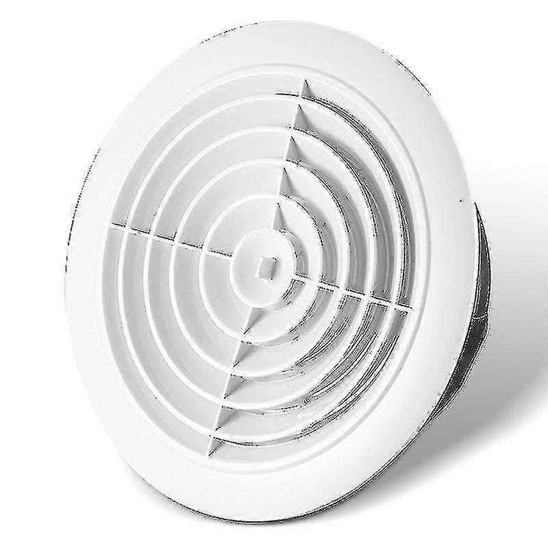 Decorative Air Vent Cover Round Ventilation Grill Outlet With Built-in Screen Mesh