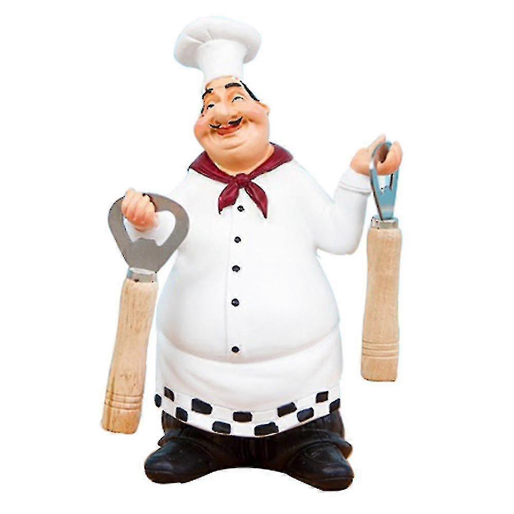 Creative Bottle Opener,chef Figurines With Beer Opener-Yvan