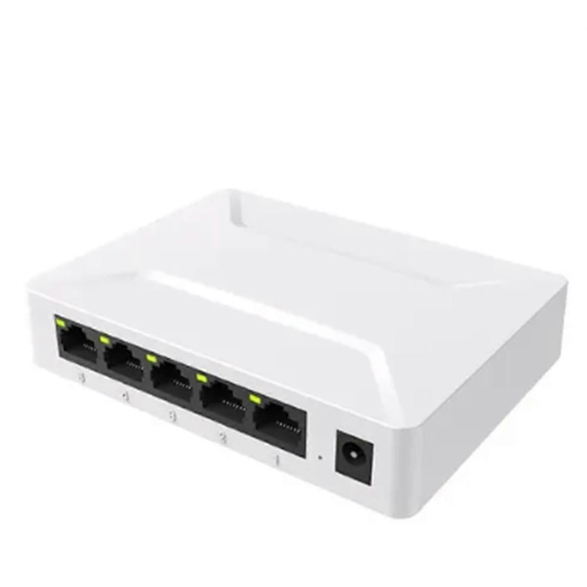Network Switch 5 Port 100/1000Mbps Gigabit Network Ethernet Switch Adapter Fast RJ45 Ethernet Switc