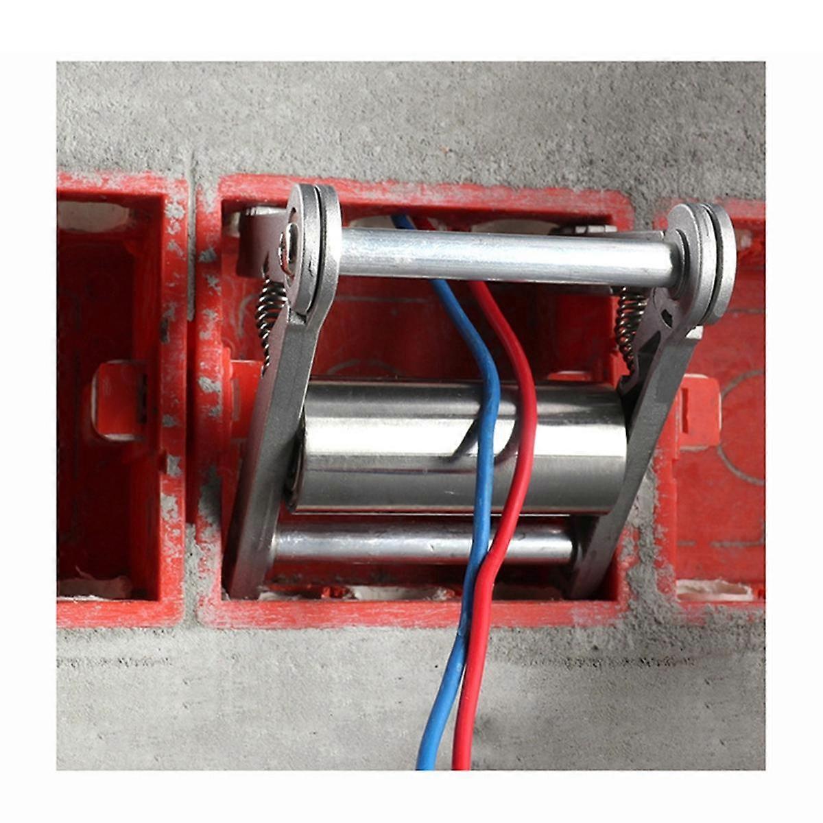 Wire Threading Aid with Pulley Cable Puller Aid Electrician Universal Conduit Cable Reel Roller Box