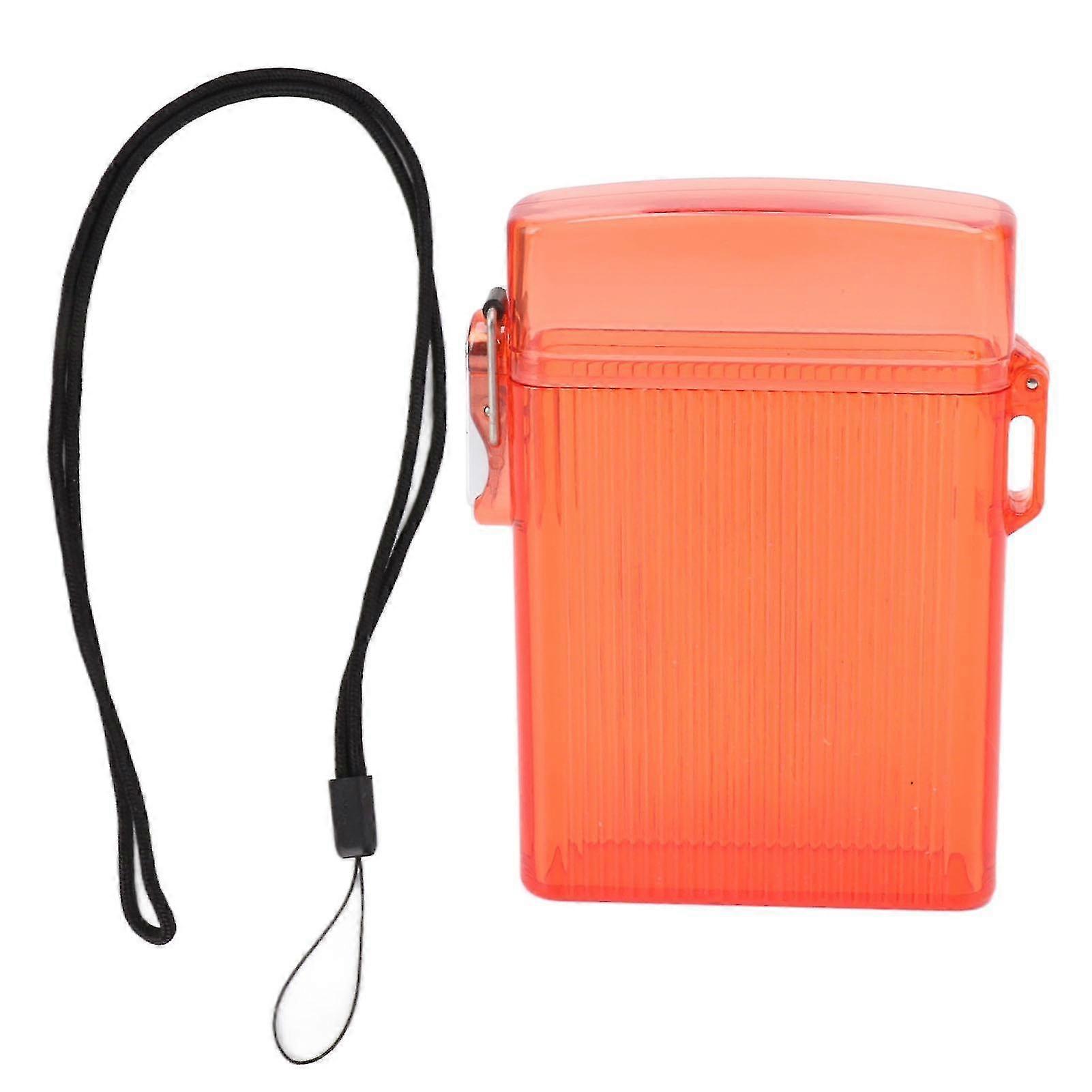 WaterproofPlasticCigaretteCaseBox-LargeCapacity,Red(Carrying&Storage)