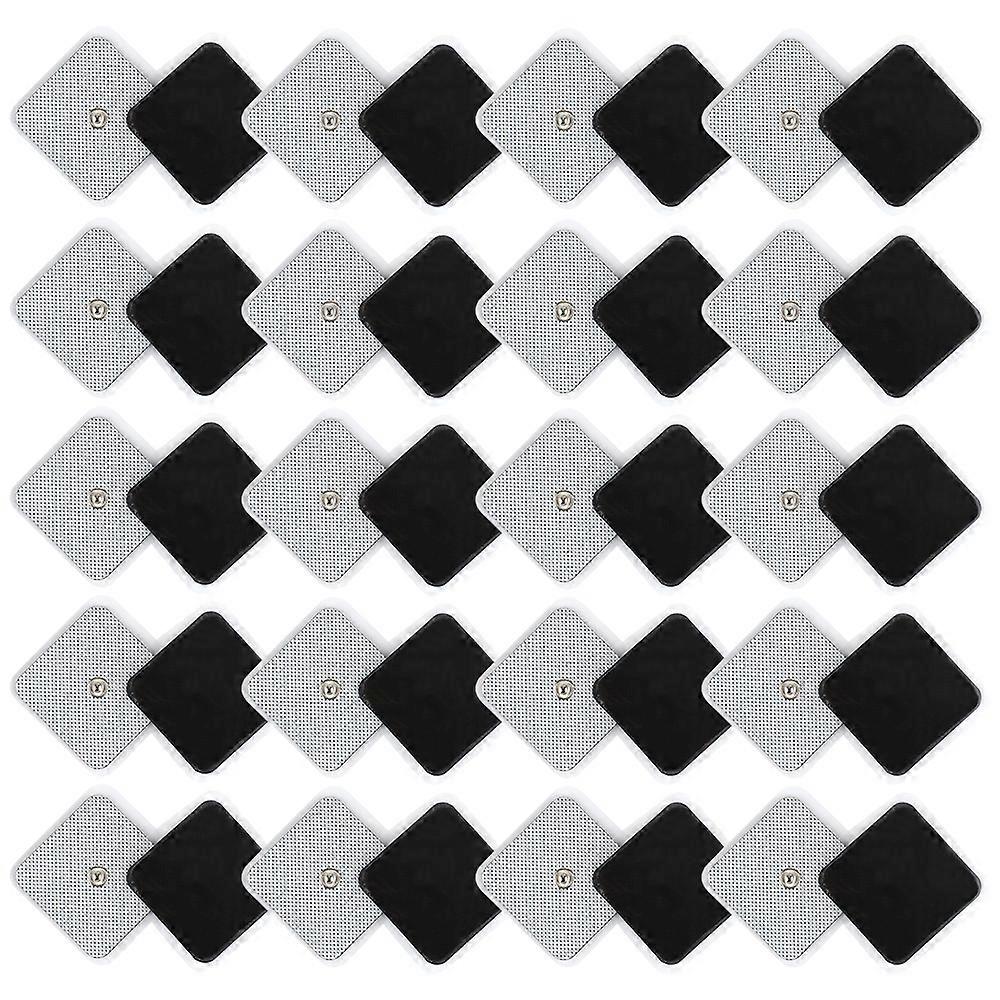 10/20/50/100pcs δεκάδες μυς διεγέρτης EMS ηλεκτρόδια αυτοκόλλητο βελονισμός ψηφιακή θεραπεία επαναχρησιμοποιήσιμο μαξιλάρι τζελ μασάζ θεραπείας 5x5cm