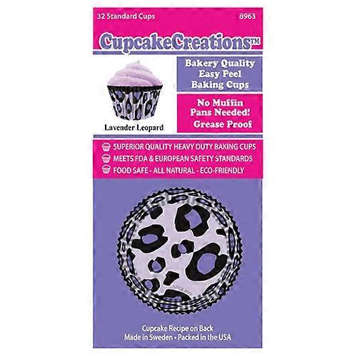 Cupcake Creations Standard Leopard Cupcake Cups 32-Pieces High Quality Cups