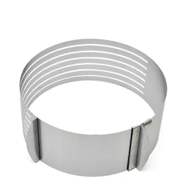 Adjustable Round Mousse Cake Bread Slicer Ring Steel Baking Tool  Easy Cake Cutting Tool