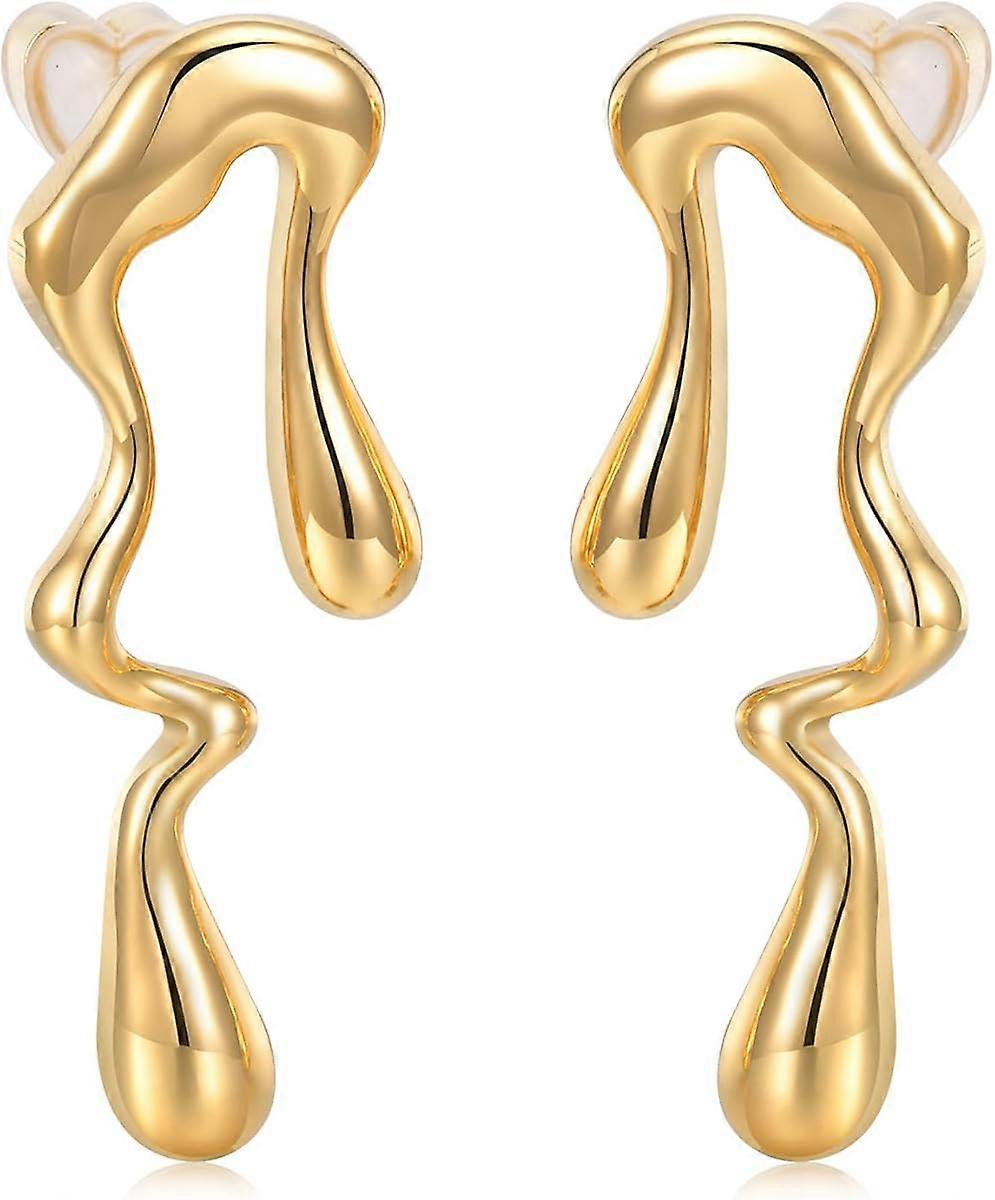 Women's Gold Studs Earrings
