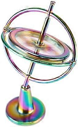 Toy Metal Anti Gravity Rotating Desk Gyroscope Flying Motion Balance Physics Toy Educational Training Gift