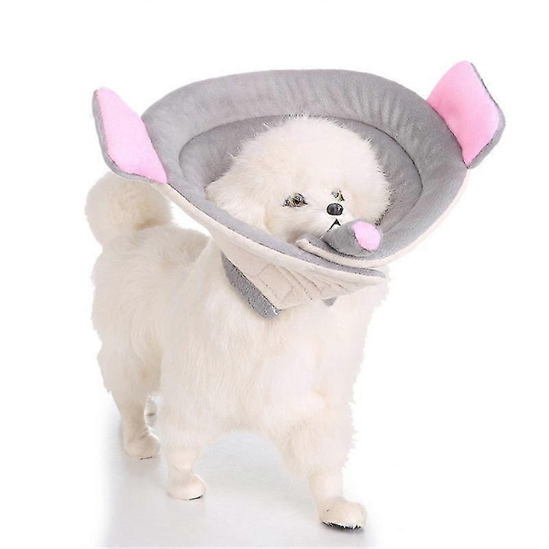 ペット漫画ソフトリカバリーカラー回復保護ペットコーン創傷治癒(犬と猫用)カニ牛カエル象