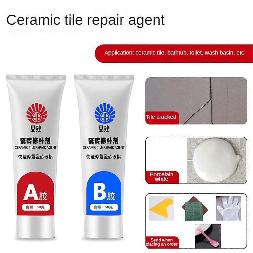 Csempejavító szer készlet Paszta csempe kerámia porcelán javítás márványpadló WC